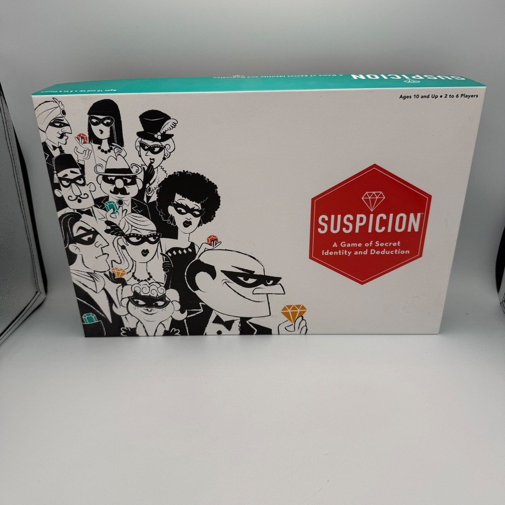 Suspicion Board Game Wonder Forge Secret Identity Deduction Strategy Game